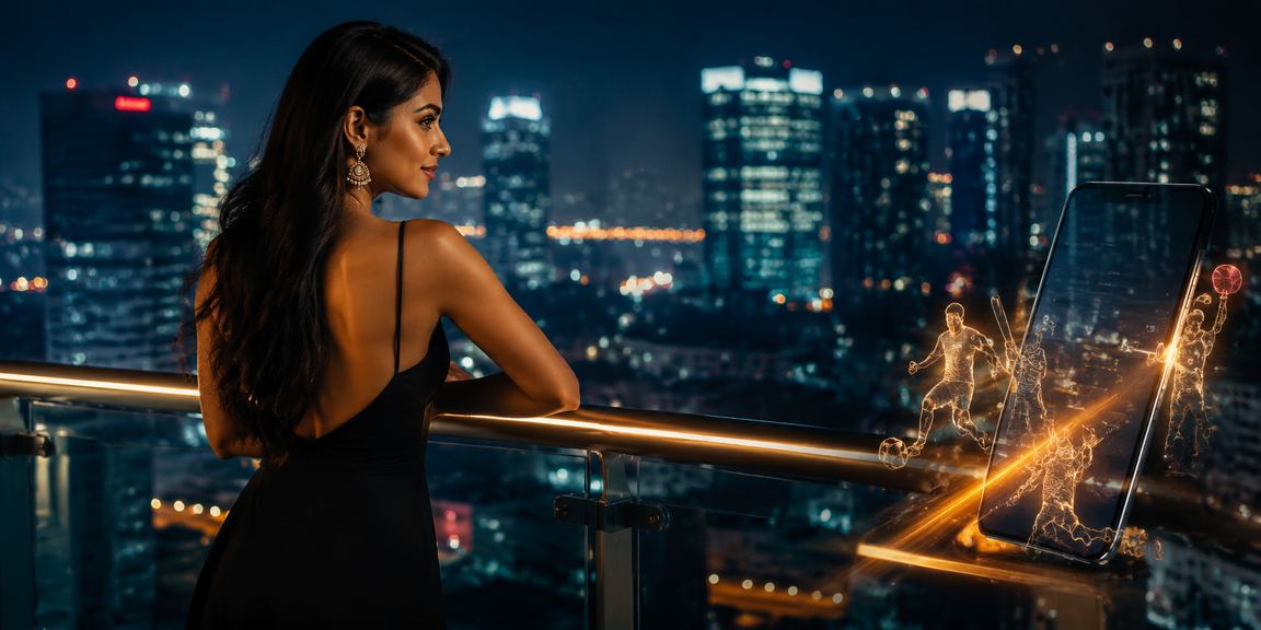 Indian sports betting enthusiast monitoring Aviator and cricket betting live